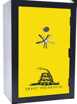 Old Glory Tactical Gun Safe - Gadsden Flag - 45 Gun Capacity - 2 Hour Rating