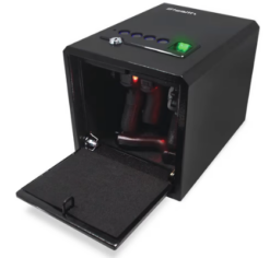 Stealth Tactical - Biometric Handgun Hanger Safe Quick Access Bio Pistol Security Box