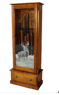 Scout 306 Gun Cabinet - Solid Pine - 6-Gun